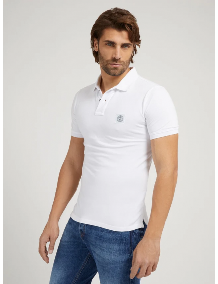 Polo Washed Blanco