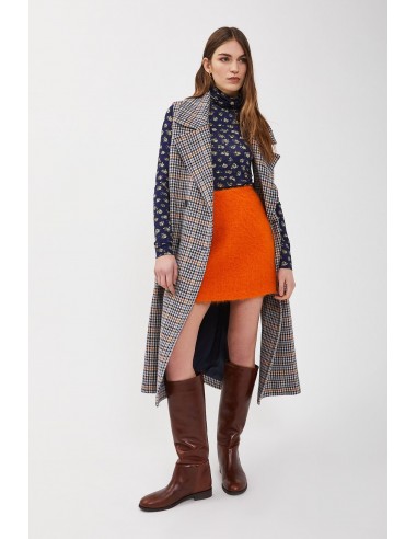 Top Cuello Alto Estampado