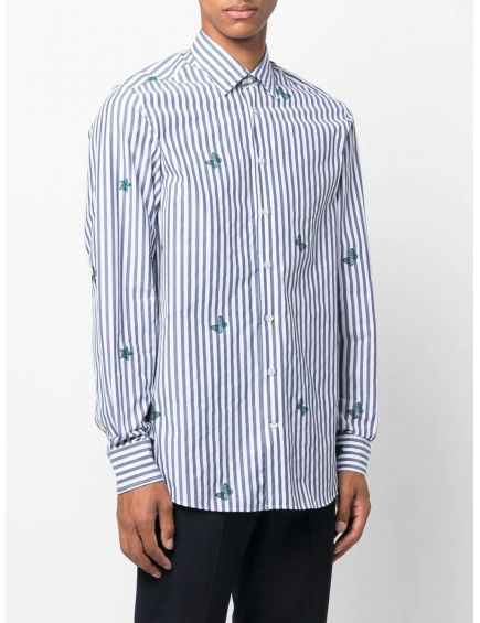 Camisa Rayas Mariposa