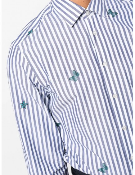 Camisa Rayas Mariposa 2