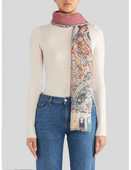 Fular Algodón/Seda Paisley