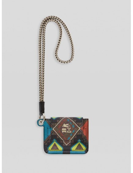 Tarjetero Paisley Geométrico