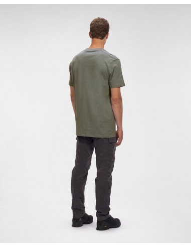 Camiseta 30/1 Compact Logo Verde