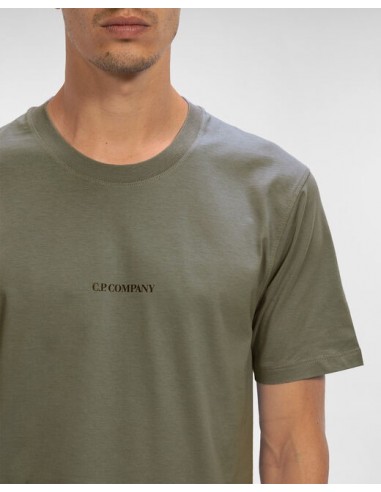 Camiseta 30/1 Compact Logo Verde