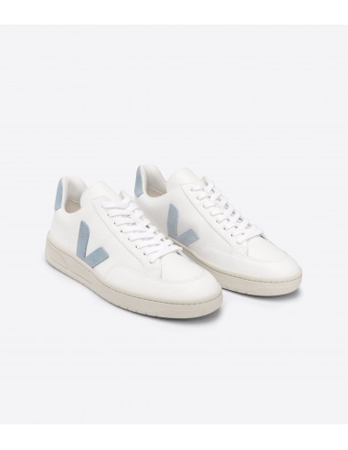 V-12 Leather White Steel