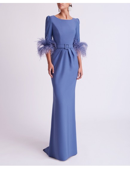 Vestido CRP Azul Acero