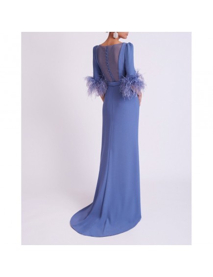 Vestido CRP Azul Acero 2