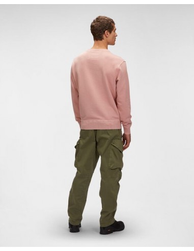 Sudadera Cotton Fleece Resist Dyed Rosa Sudadera Cotton Fleece Resist Dyed Rosa