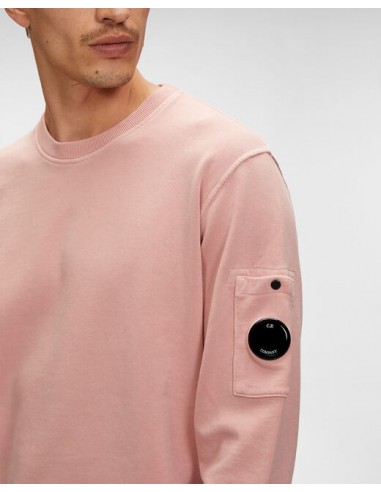 Sudadera Cotton Fleece Resist Dyed Rosa Sudadera Cotton Fleece Resist Dyed Rosa