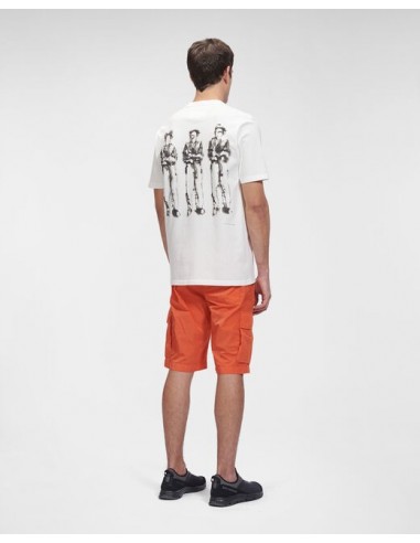 Camiseta 24/1 Jersey Logo Blanca