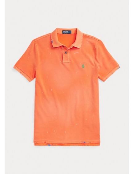 Polo Remiendos Naranja Resort 2