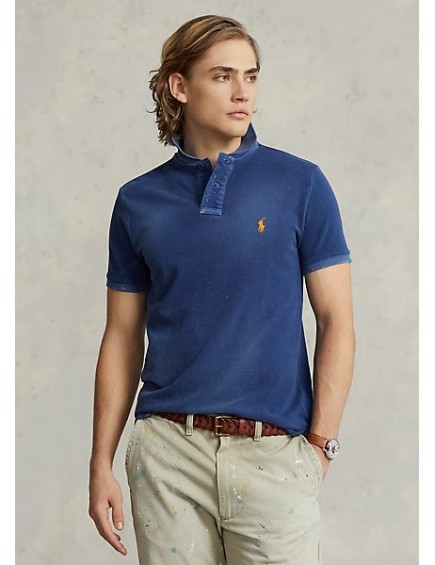 Polo Remiendos Azul Marino...