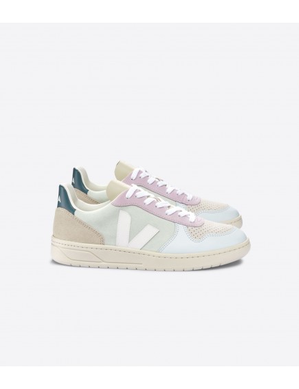 V-10 Suede Jade White