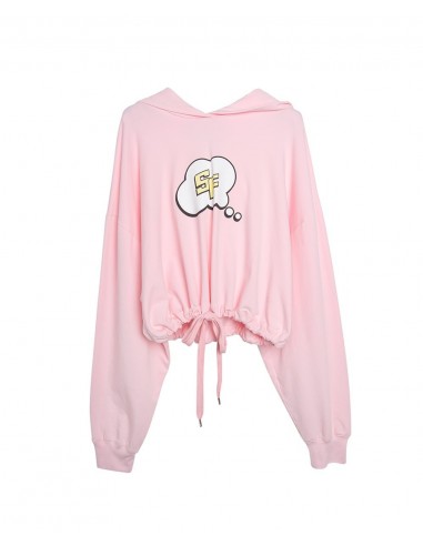 Sudadera Crop SF Fucsia