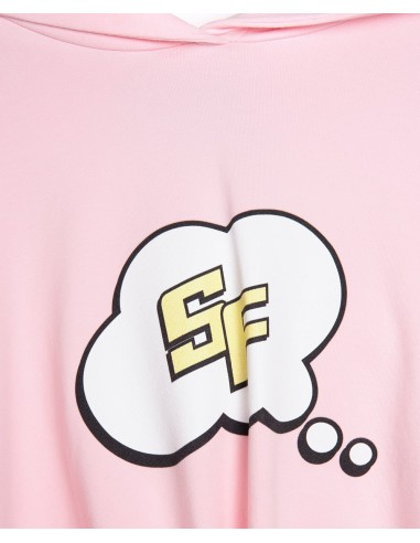 Sudadera Crop SF Fucsia