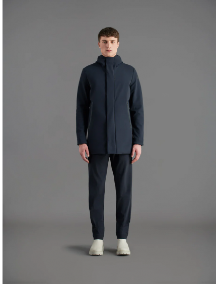 Parka Winter Thermo Blue Black