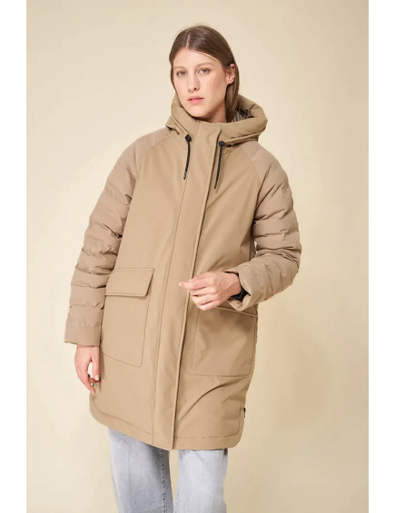 Chubasquero impermeable mujer Tanta Dew Khaki