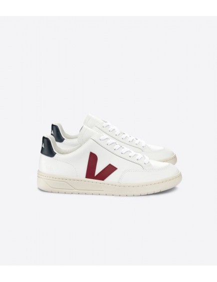 V-12 Leather White Marsala...