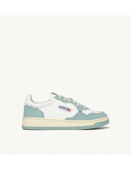 Medalist Low White Leather...