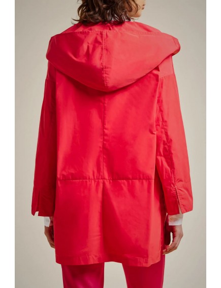 Gabardina Coral con Capucha 2