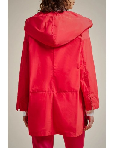 Gabardina Coral con Capucha