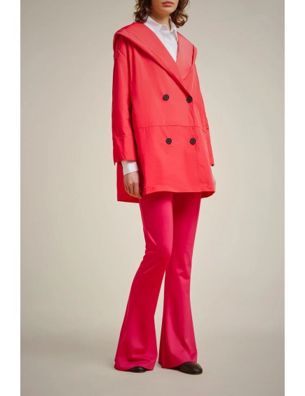 Gabardina Coral con Capucha