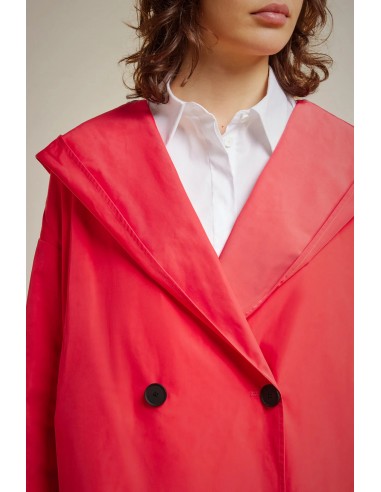 Gabardina Coral con Capucha