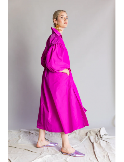 Vestido Taffetan Short Ballon 2