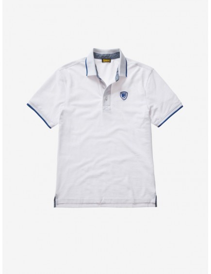 Polo Chambray White 2