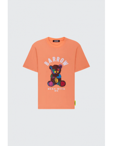 Camiseta Bear Print Papaya Camiseta Bear Print Papaya