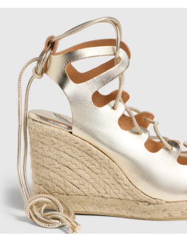 Sandalia Cuña Platino Sandalia Cuña Platino