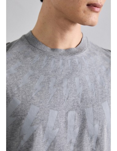 Camiseta Fireisle Thunderbolt Gris Camiseta Fireisle Thunderbolt Gris
