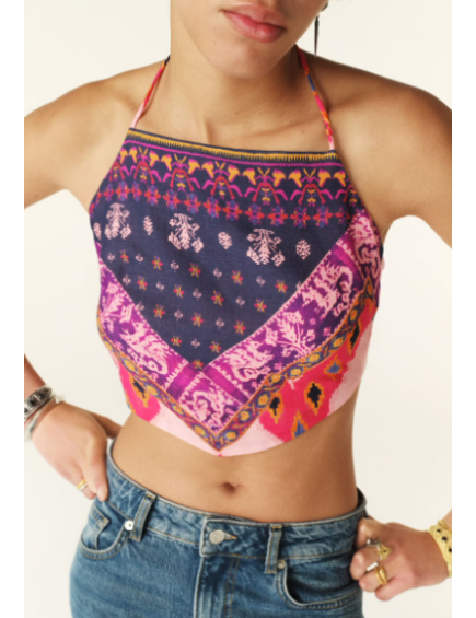 Top Pañuelo Estampado Etnico 2