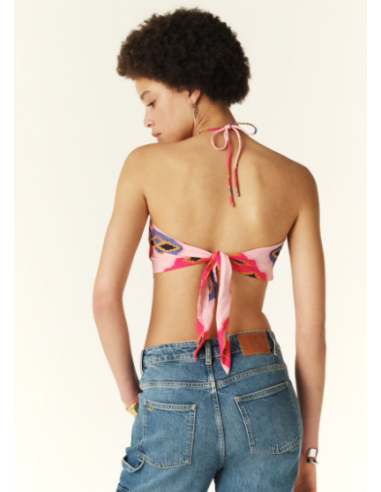 Top Pañuelo Estampado Etnico