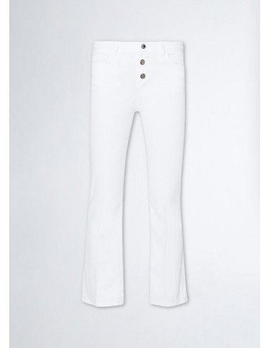 Vaqueros Bootcut Tobilleros con Botones