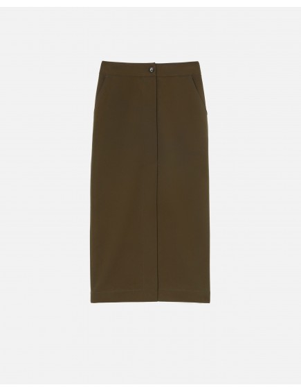 Falda Midi Abert Delantera...