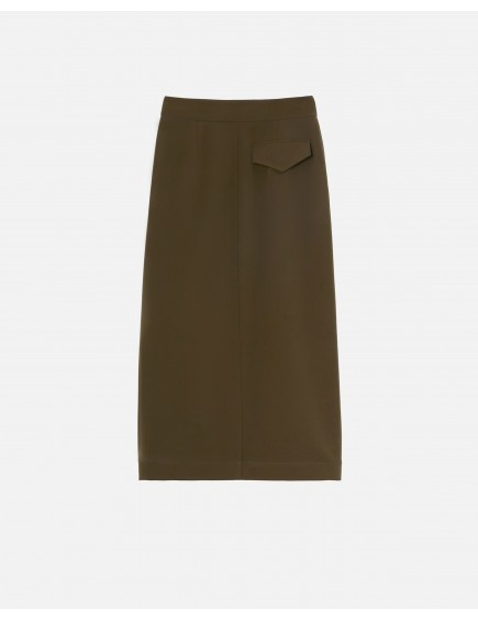 Falda Midi Abert Delantera... 2