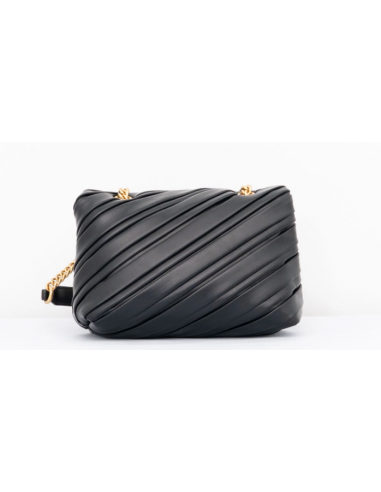 Bolso Piel Irregular Negro Bolso Piel Irregular Negro