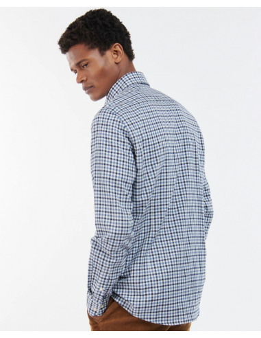 Camisa Cuadros Pequeños Azul Crudo Camisa Cuadros Pequeños Azul Crudo