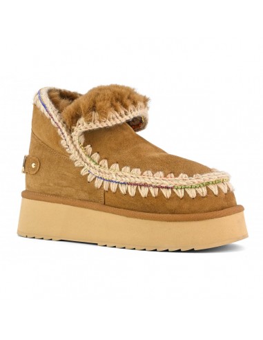 Eskimo 18 Platform Rhinestones Cognac