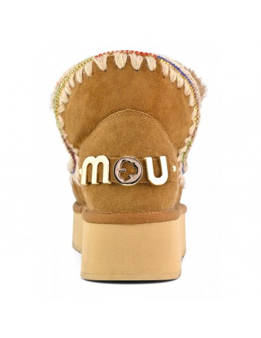 Eskimo 18 Platform Rhinestones Cognac