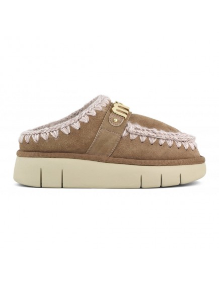 Bounce Clog Metal Pink Brown