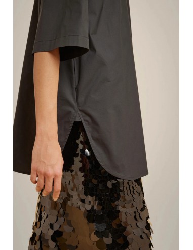 Blusón Short-Sleeved Nero Blusón Short-Sleeved Nero