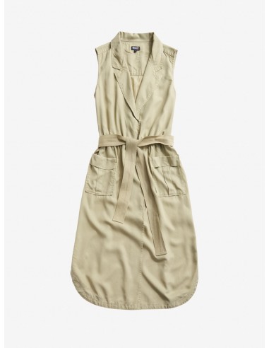 Vestido Sin Mangas Khaki Vestido Sin Mangas Khaki