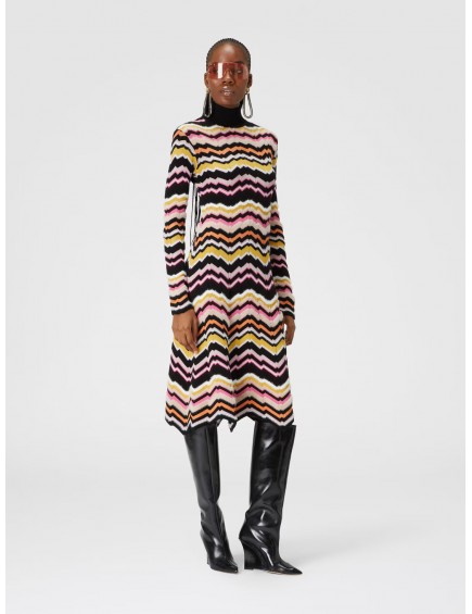 Vestido Midi Griego Zigzag