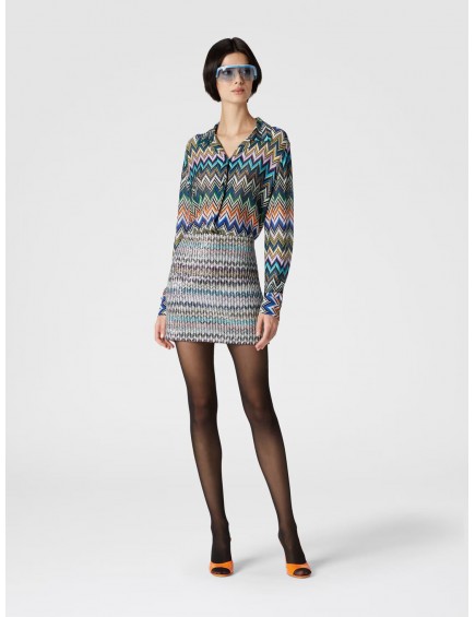 Camisa Bowling Zigzag