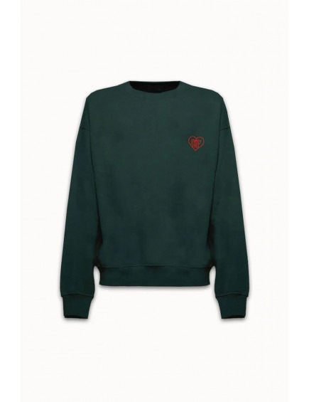 Sudadera Heart Verde 2