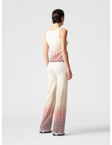 Pantalón zigzag degradado