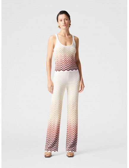 Pantalón zigzag degradado