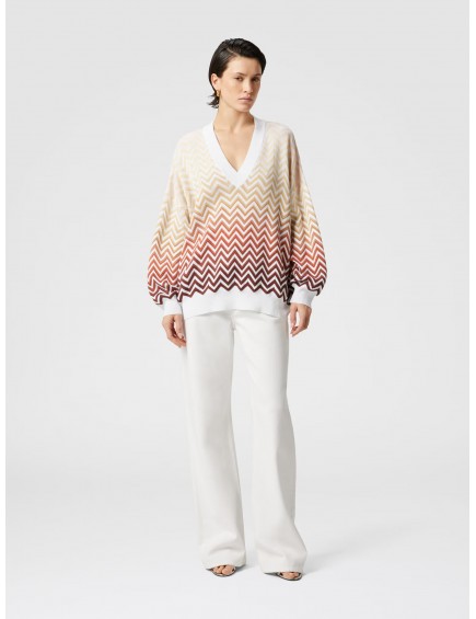 Jersey zigzag degradado